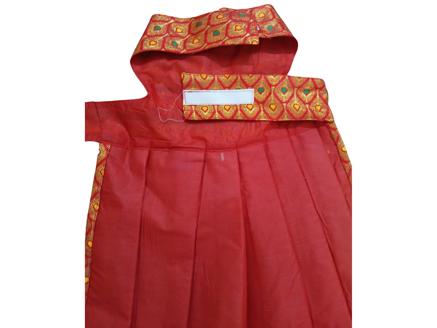 Dog and Cat Lehenga - Ethnic Pet Apparel | Festive Dog Dress, Cat Dress - Red
