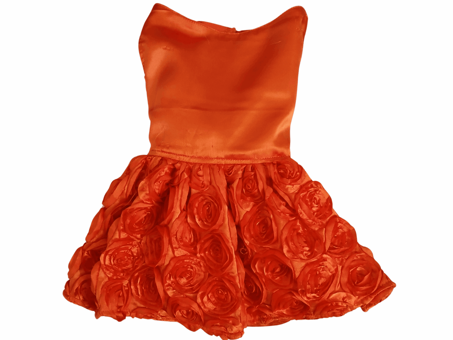 Orange Pet Frock for Dogs and Cats – Dress for Small & Medium Breeds – Lightweight & Comfortable Pet Apparel - Petaloons
