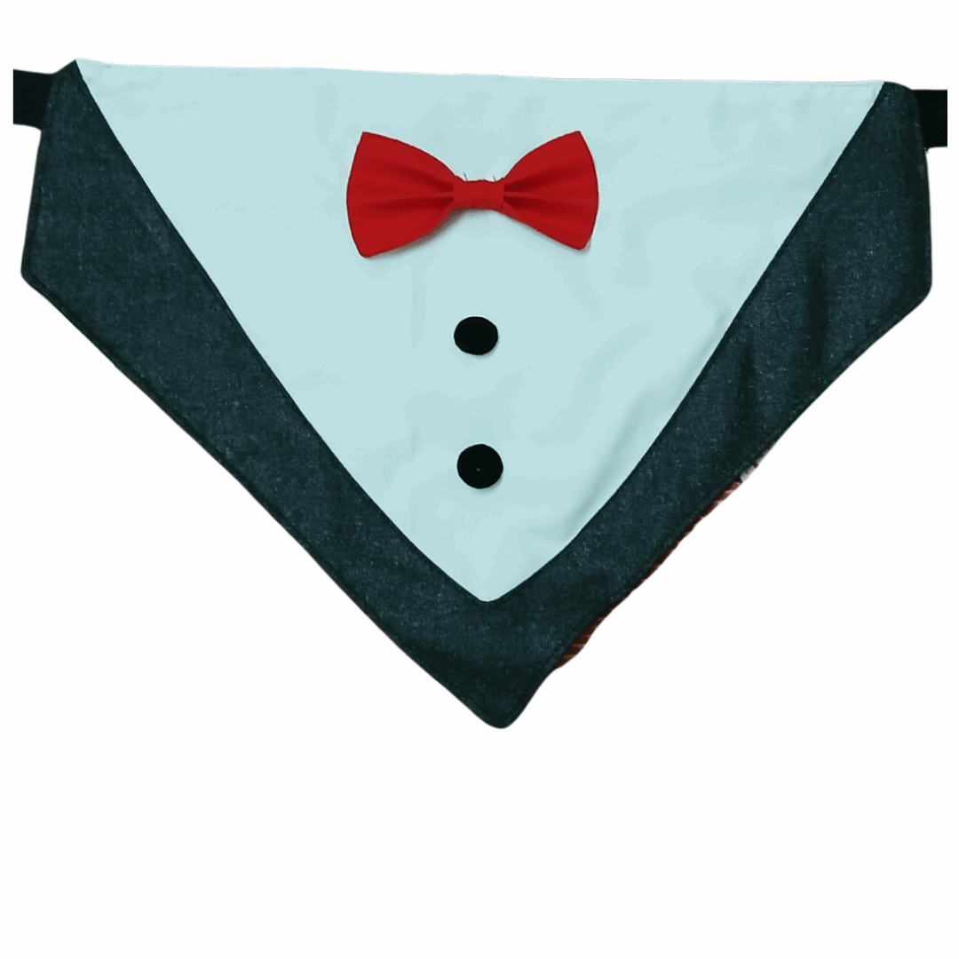 Dog Birthday Tuxedo with Happy Birthday Banner | Party Set by Petaloons - Petaloons