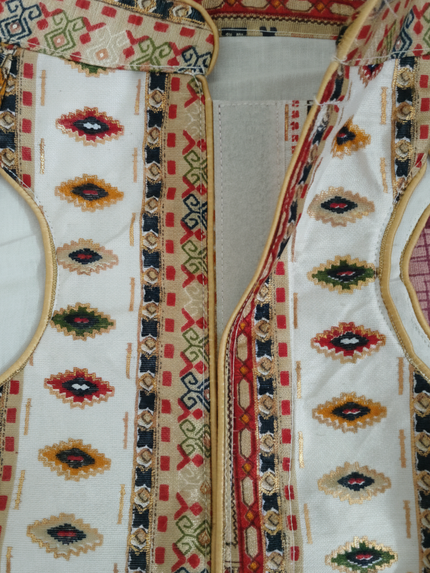 Designer Dog Sherwani – Ethnic Indian Outfit for Pets (Multicolor Pattern)
