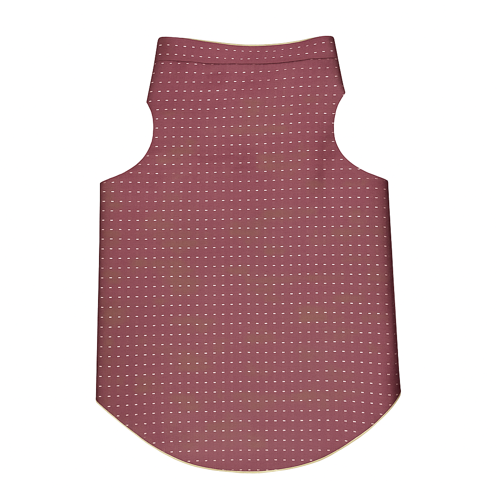 Maroon Designer Dog Sherwani | Ethnic Wedding & Festive Outfit for Dogs - Petaloons