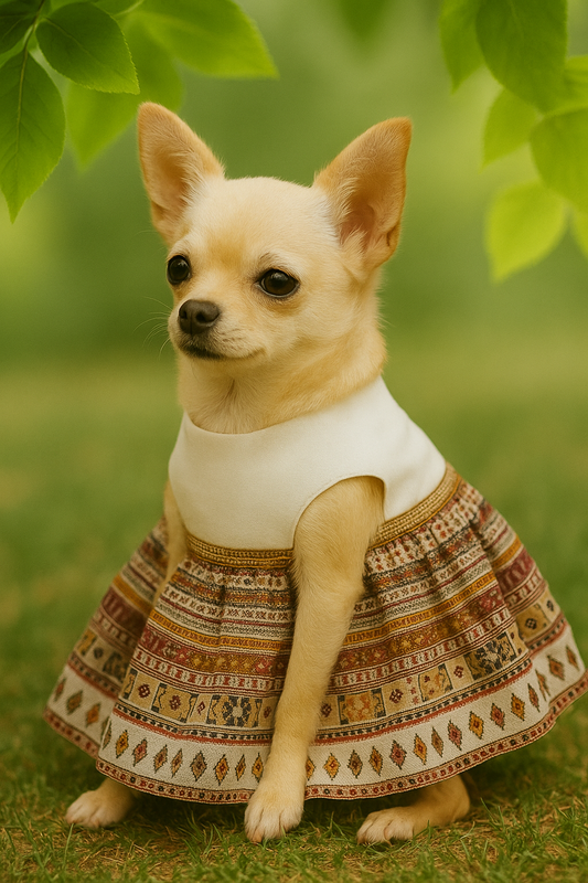 Designer Dog Lehenga for Festive Wear & Weddings | Traditional Ethnic Dress for Small, Medium & Large Dogs – Petaloons - Petaloons