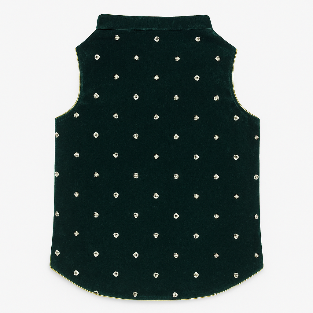 Bottle Green Sherwani for Dog – Ethnic Dog Outfit for Weddings & Festive Wear - Petaloons