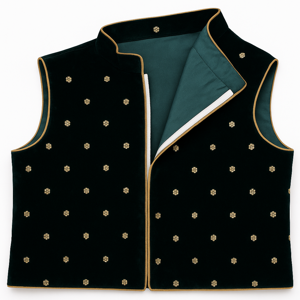 Bottle Green Sherwani for Dog – Ethnic Dog Outfit for Weddings & Festive Wear - Petaloons
