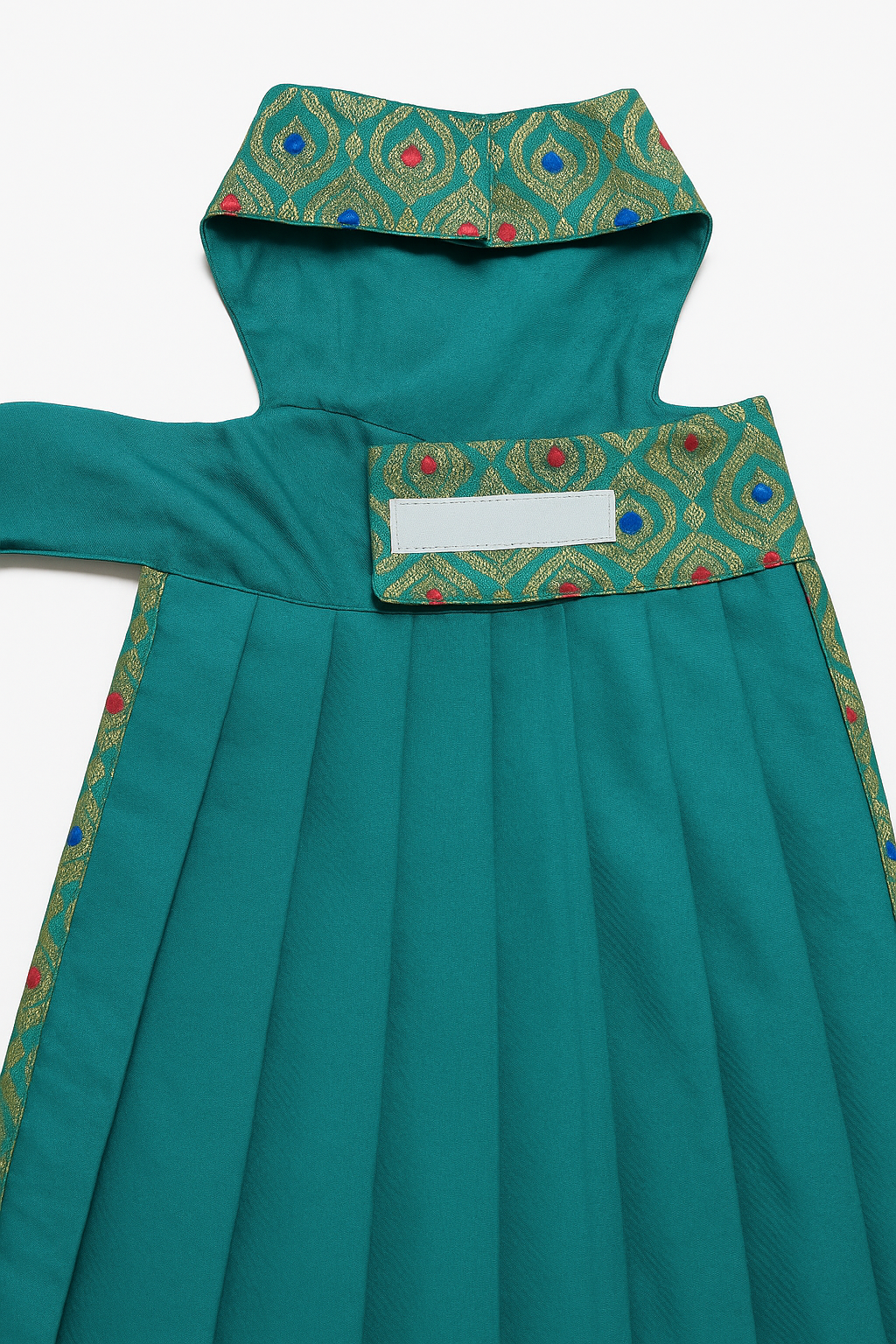 Dog Lehenga - Ethnic Pet Apparel | Festive Dog Dress, Cat Dress - Green - Petaloons