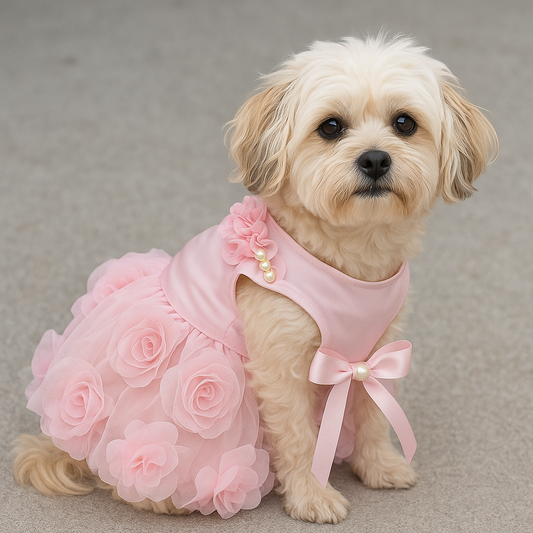Pink Pet Skirt Princess Girl Female Nice Dog Clothes - Petaloons