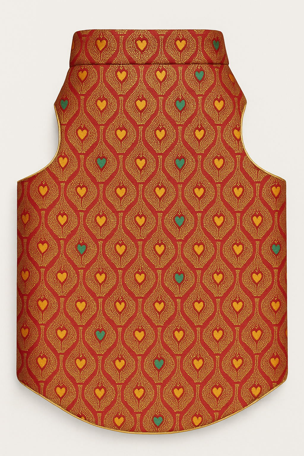 Petaloons Dog Sherwani - Red - Traditional Ethnic Outfit for Dogs | Premium Wedding Dress for Small, Medium, and Large Dogs - Petaloons
