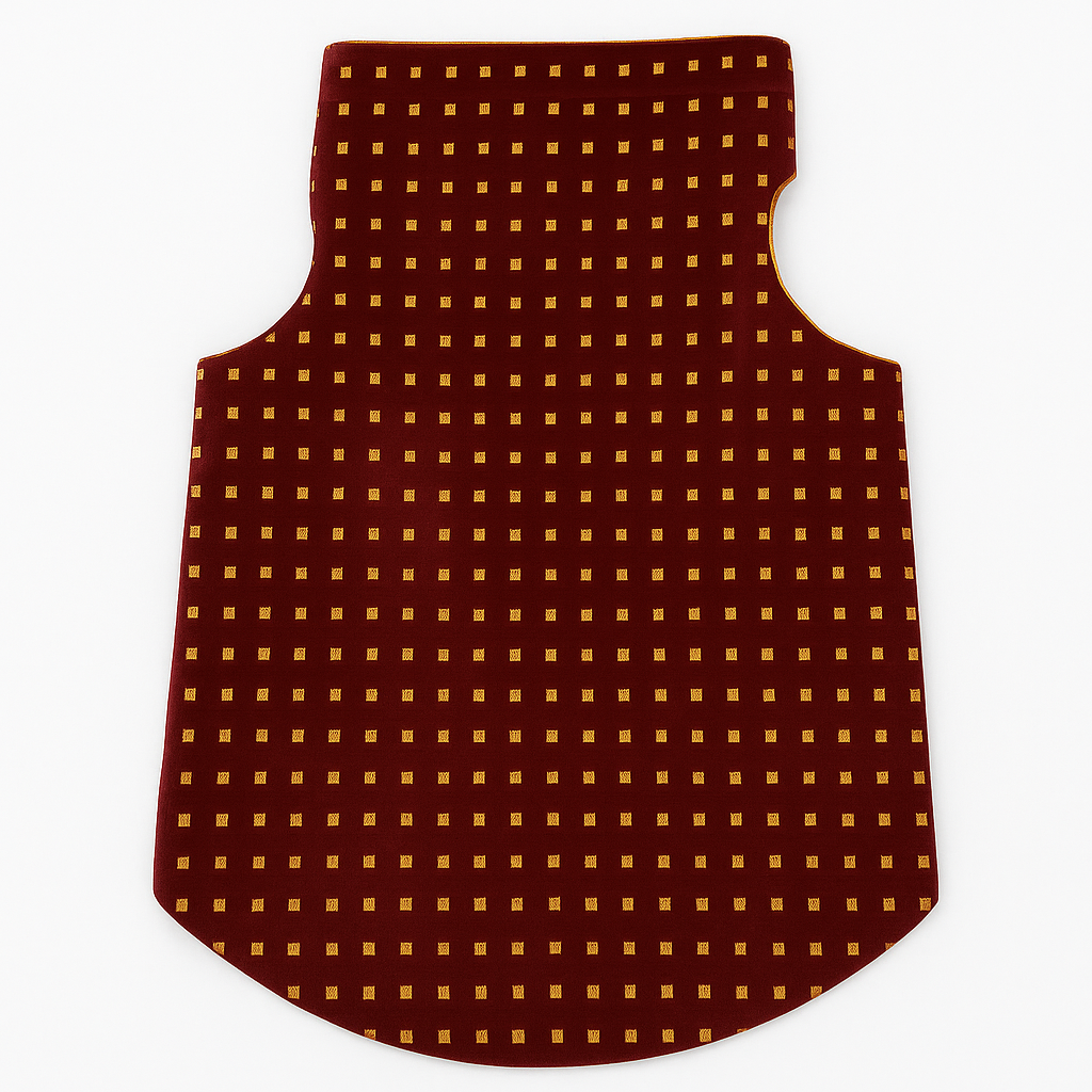 Designer Red Dog Sherwani | Ethnic Wedding & Festive Wear for Dogs | Premium Brocade - Petaloons