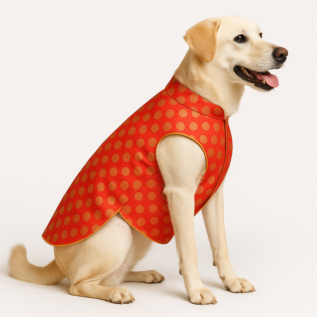 Pink Sherwani For Dog - Petaloons