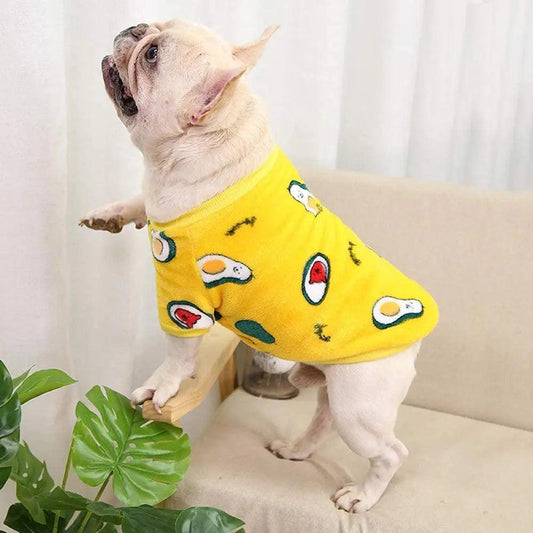 Fashion Animals Fruit Coral Fleece Dog Apparel Sweater! - Petaloons