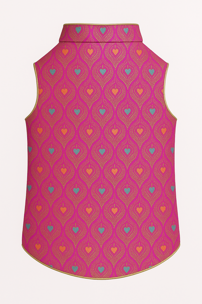 Petaloons Dog Sherwani - Pink - Traditional Ethnic Outfit for Dogs | Premium Wedding Dress for Small, Medium, and Large Dogs - Petaloons