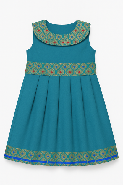 Dog Lehenga - Ethnic Pet Apparel | Festive Dog Dress, Cat Dress - Green - Petaloons
