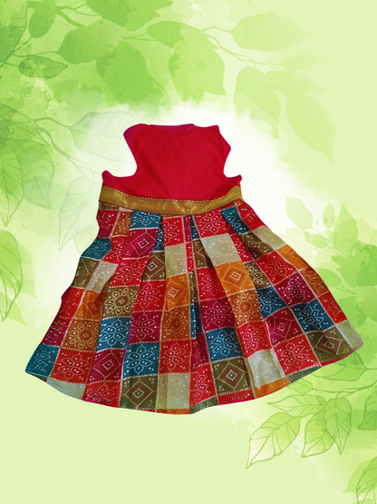 Red Dog Lehenga – Traditional Indian Ethnic Wear for Dogs | Festive & Wedding Pet Dress by Petaloons