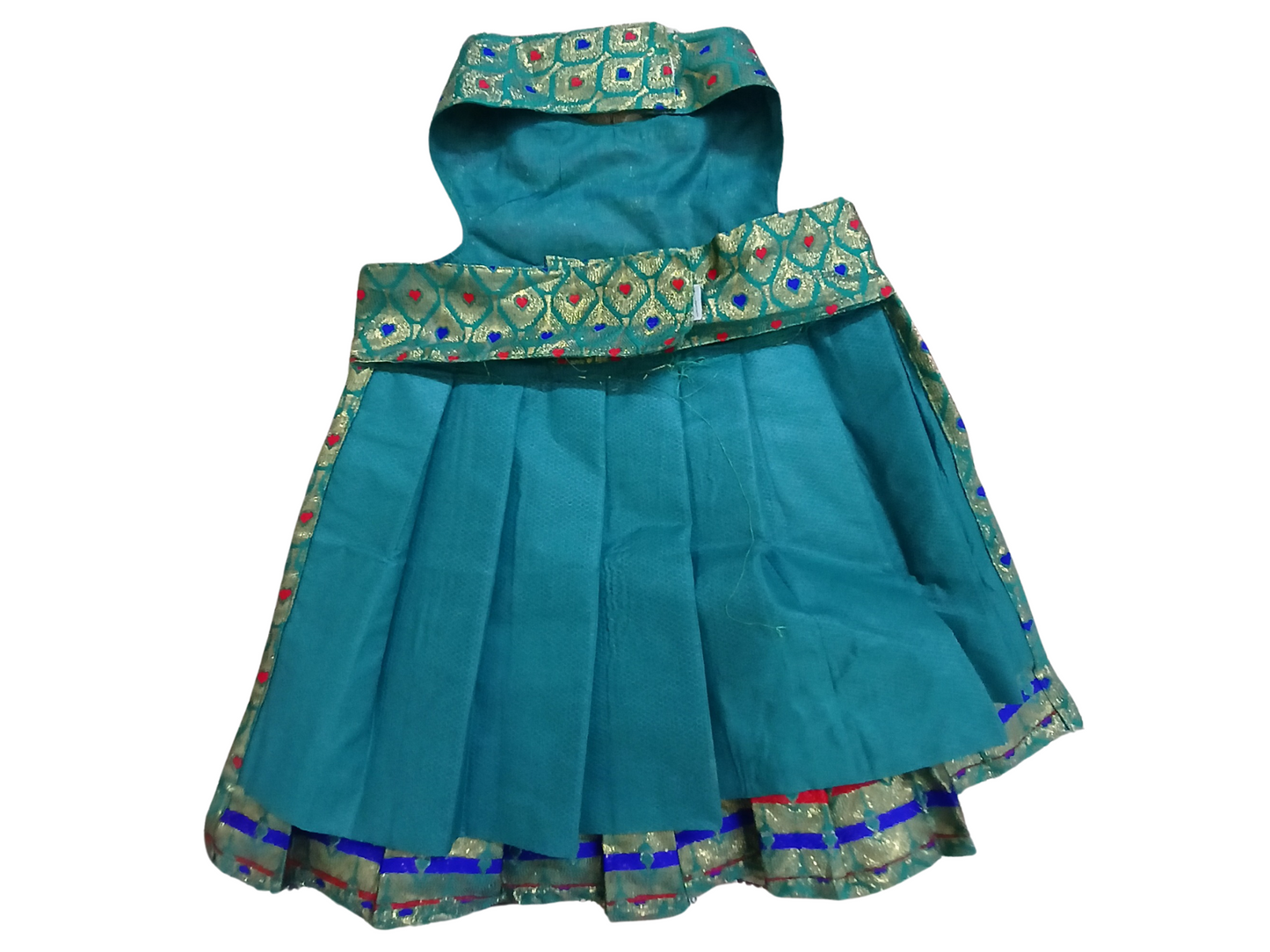 Green Sherwani and Frock Combo for Dogs – Ethnic Wear for Weddings & Festive Occasions