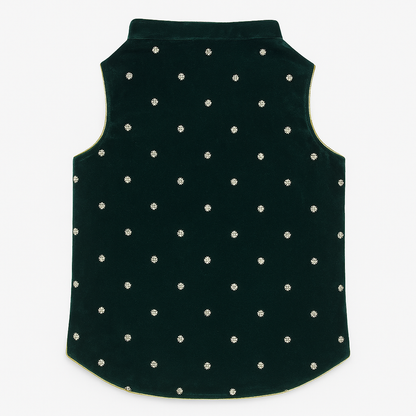 Bottle Green Sherwani for Dog – Ethnic Dog Outfit for Weddings & Festive Wear - Petaloons