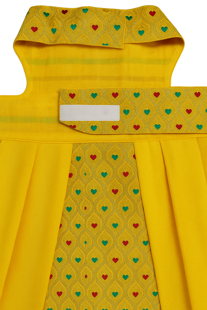 Dog Lehenga - Yellow - Traditional Ethnic Outfit for Dogs | Premium Wedding Dress for Small, Medium, and Large Dogs - Petaloons