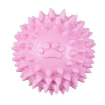 Rubber Dog Toys 5.5cm TPR Chew Toy for Dog Hollow Ball Teeth Cleaning Interactive Cute Dog Toys - Petaloons