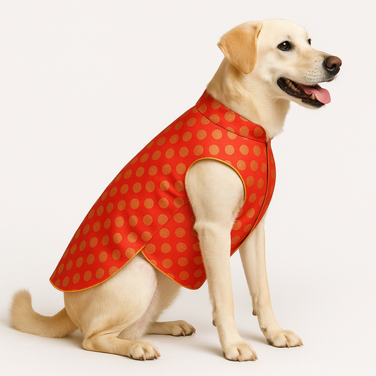 Pink Sherwani For Dog