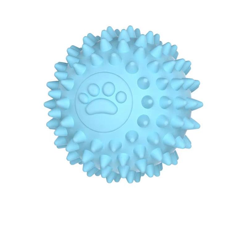 Rubber Dog Toys 5.5cm TPR Chew Toy for Dog Hollow Ball Teeth Cleaning Interactive Cute Dog Toys - Petaloons