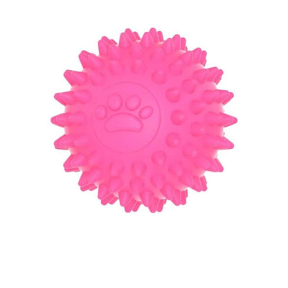 Rubber Dog Toys 5.5cm TPR Chew Toy for Dog Hollow Ball Teeth Cleaning Interactive Cute Dog Toys - Petaloons